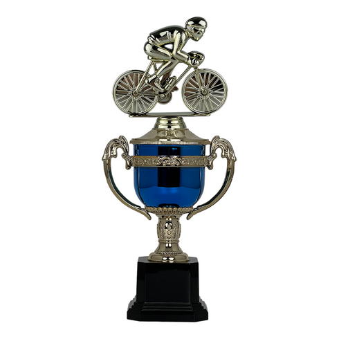 Trofeo de Copa con Figura Serie PC de Ciclismo
